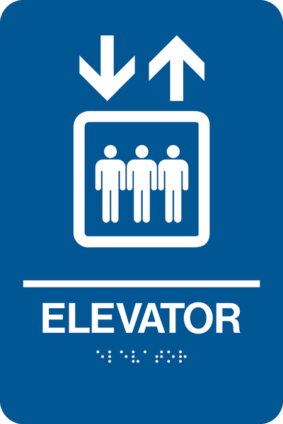 Elevator – Western Safety Sign