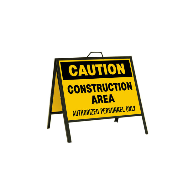 Caution Construction Area 24x18 Western Safety Sign