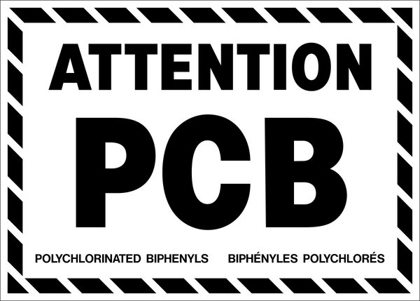 Pcb Bilingual Western Safety Sign 