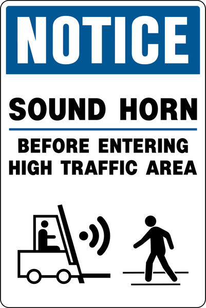 Air Horn – Western Safety Sign