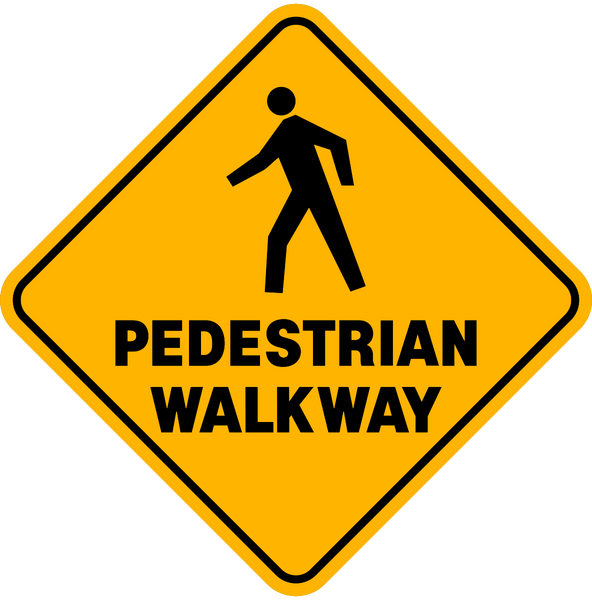 Pedestrian Walkway | Western Safety Sign