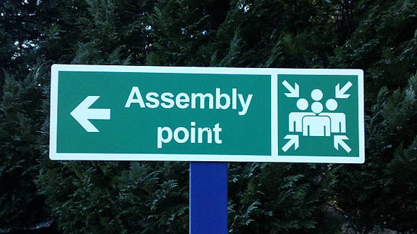 Muster Point Signs