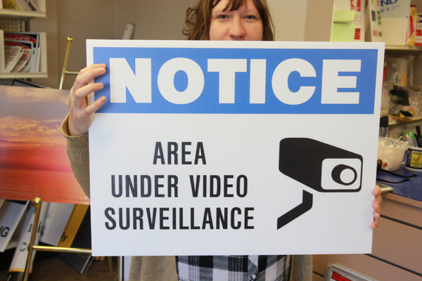 Video Surveillance Signs