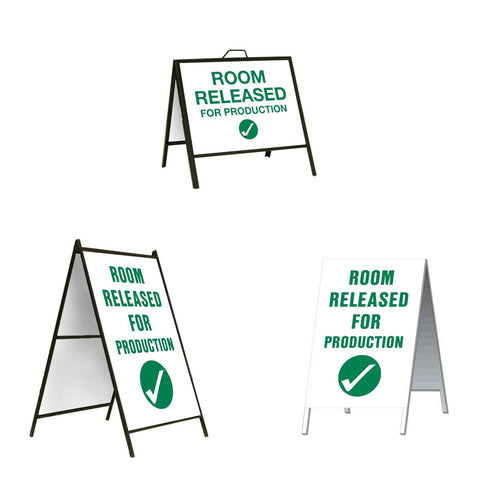 Room Released for Production A-Frame Sign Stand