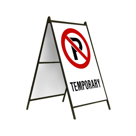 No Parking Temporary 24x36 – Western Safety Sign