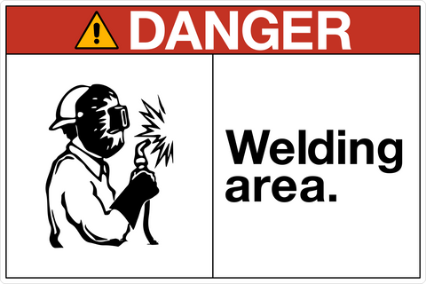 Danger - Welding Area