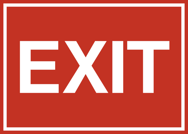 EXIT – Western Safety Sign