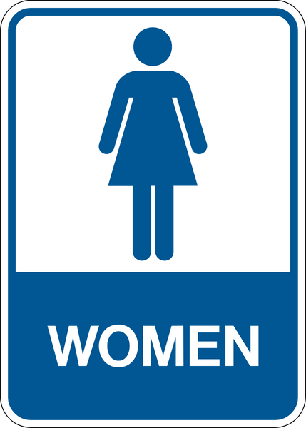 Washroom Women – Western Safety Sign