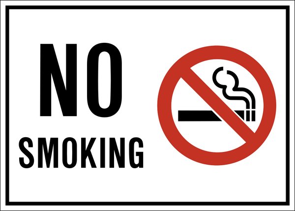 No Smoking – Western Safety Sign