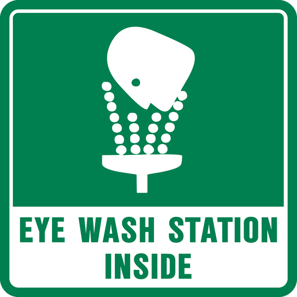 Eye Wash Station Inside-A | Western Safety Sign