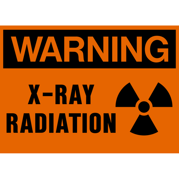 Warning - X-Ray Radiation – Western Safety Sign