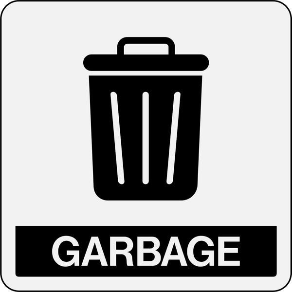 Garbage – Western Safety Sign